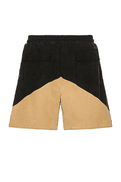 Shop Rhude Yachting Short In Black & Tan