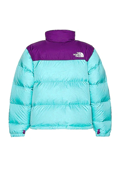 Shop The North Face 1996 Retro Nuptse Jacket In Transantarctic Blue & Gravity Purple