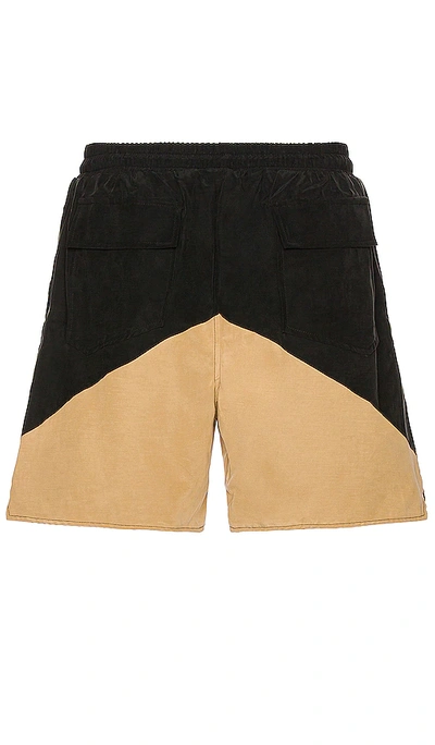 YACHTING 短裤 – 黑色 & 褐色