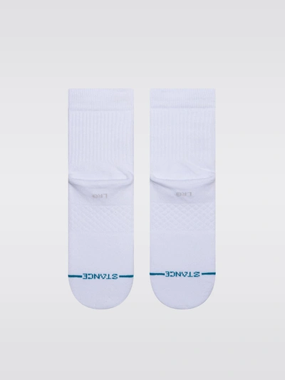 Shop Stance Icon Quartern Socks In White