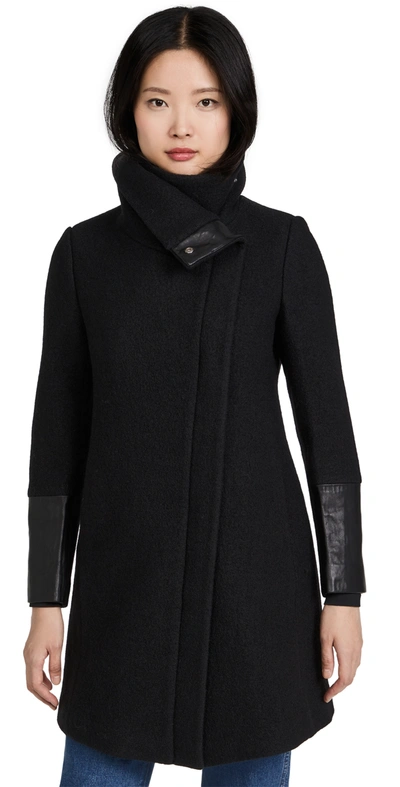 Shop Club Monaco Halli Coat In Black