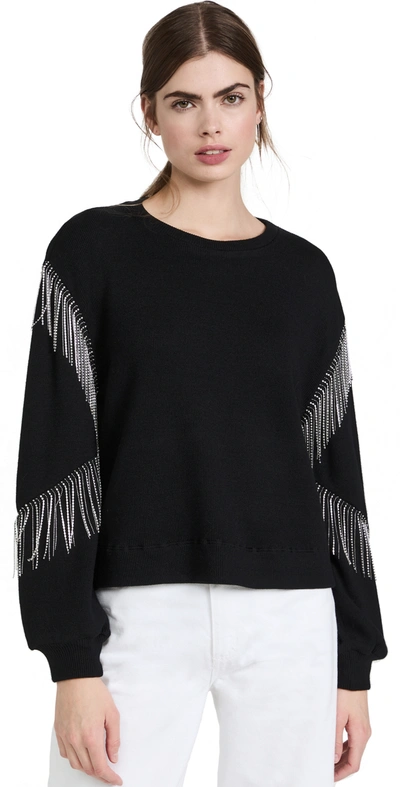 Shop Saylor Martina Sweater In Black