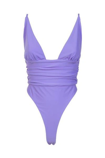 Amen Swimsuit In Lycra In Purple