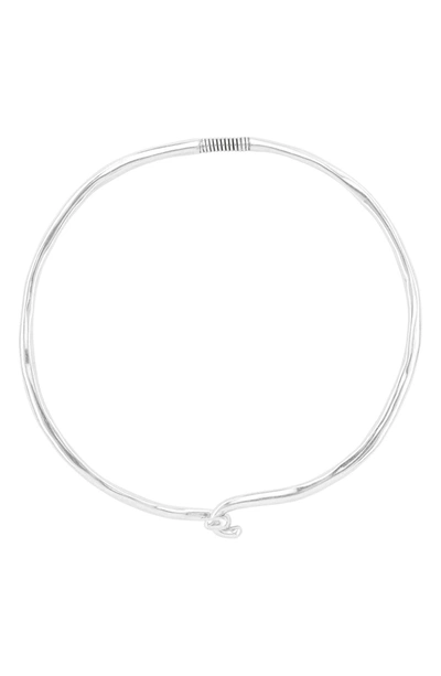 Shop Unode50 My Energy Poles Apart Necklace In Silver