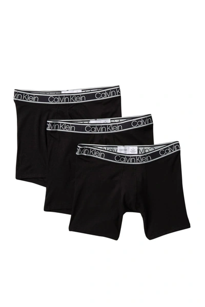 Shop Calvin Klein Boxer Briefs In 001 Black