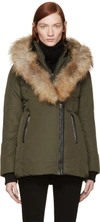 Mackage Green Down Classic Adali Coat In Army