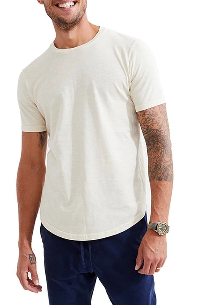 Shop Goodlife Scallop Short Sleeve T-shirt In Seed
