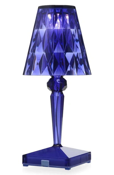 Shop Kartell Rechargeable Battery Lamp In Blue