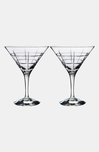 Shop Orrefors 'street' Martini Glasses