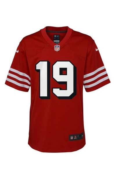 Nike Kids' George Kittle White San Francisco 49ers Color Rush Game Jersey  In Scarlet | ModeSens