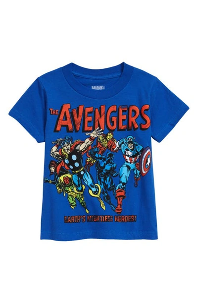 Shop Mighty Fine Kids' Marvel's Mightiest Avengers Graphic Tee In Royal