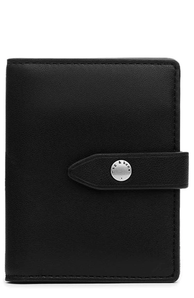 Shop Rag & Bone Passenger Leather Card Case In Black