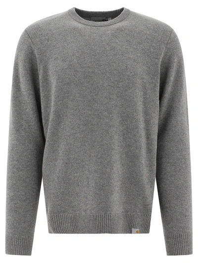 Shop Carhartt Wip Allen Sweater In Grey