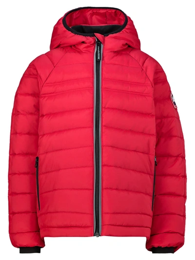 Shop Canada Goose Kids Down Jacket In Red