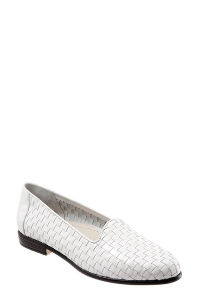 Shop Trotters Liz Slip-on Loafer In White