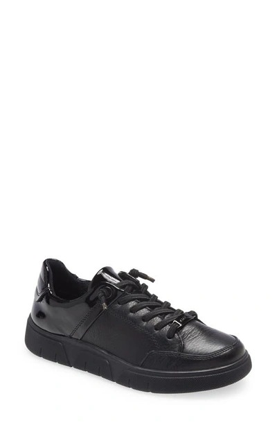 Shop Ara Regina Sneaker In Black Gauchosoft / Murano Lack