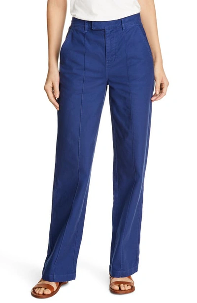 Shop Alex Mill Stretch Cotton Twill Trousers In Navy