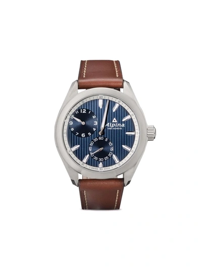 Shop Alpina Alpiner Regulator Automatic 45mm In Blau