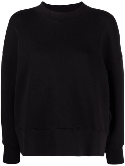 Shop Palm Angels Logo-print Long-sleeve Sweatshirt In Schwarz