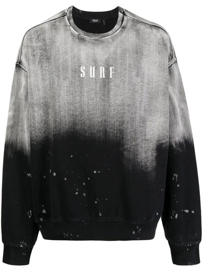 Shop Five Cm Gradient Effect-print Crew Neck Sweatshirt In Grau