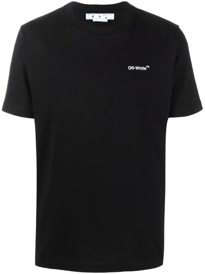 Off-white Caravaggio Arrow Short-sleeve T-shirt In Schwarz