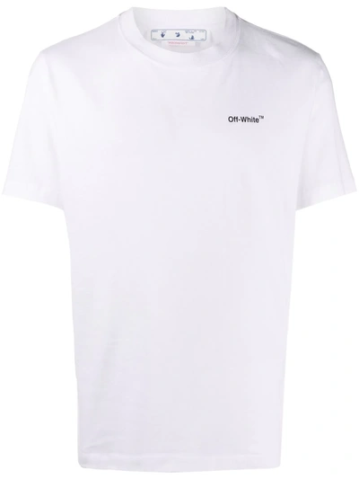Off-white Caravaggio Arrow Short-sleeve T-shirt In Weiss