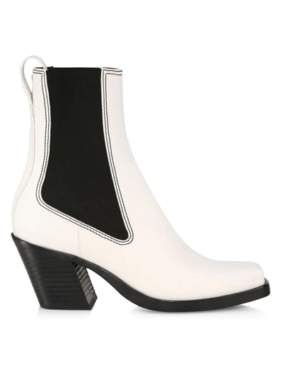 Shop Rag & Bone Women's Axis Leather Booties In Antique White