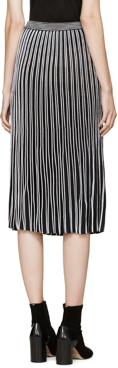 Shop Proenza Schouler Black & White Pleated Skirt