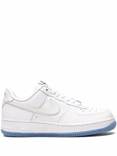 Shop Nike Air Force 1 Low "uv Reactive Swoosh" Sneakers In White