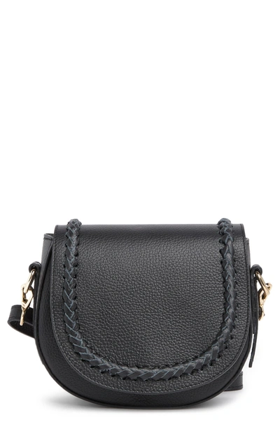Shop Markese Leather Crossbody Bag In Black