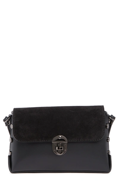 Shop Giulia Massari Top Handle Crossbody Bag In Black