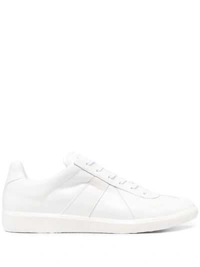 Shop Maison Margiela Replica Low-top Sneakers In White