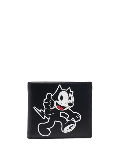 Neil Barrett X Felix The Cat Graphic-print Cardholder In Black