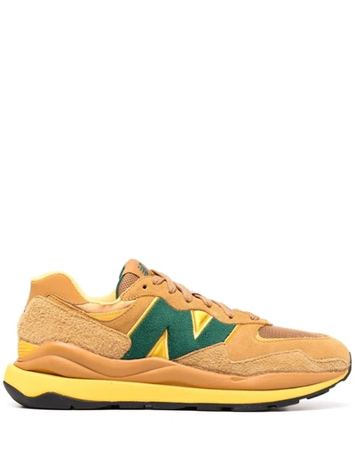 Shop New Balance 57/40 Panelled Low-top Sneakers In Gelb