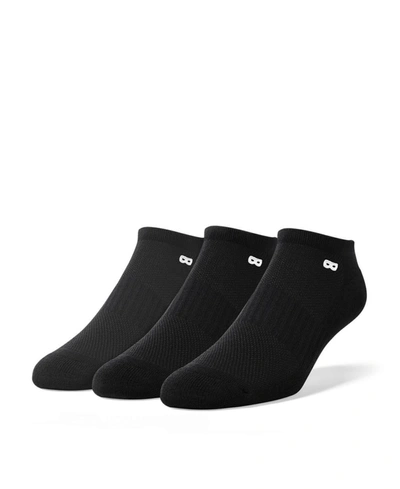 Shop Pair Of Thieves Men's Cushion Cotton Low Cut Socks 3 Pack In Black