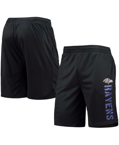 Shop Msx By Michael Strahan Men's Black Baltimore Ravens Training Shorts