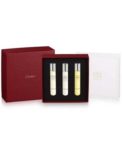 Shop Cartier Men's 3-pc. Travel Spray Gift Set