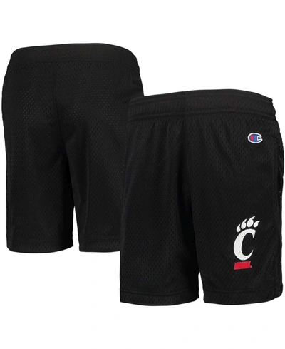 Champion Youth Black Cincinnati Bearcats Classic Mesh Shorts In Black