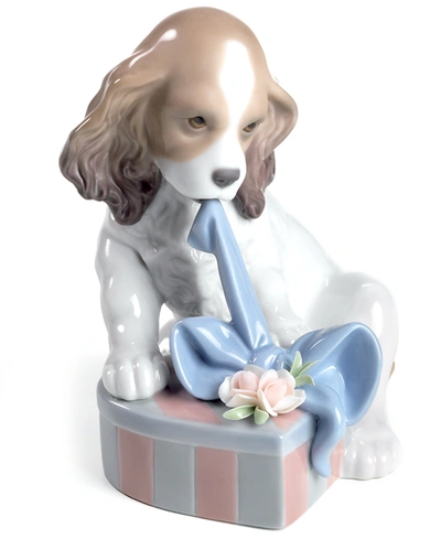 Shop Lladrò Collectible Figurine, Can't Wait! Puppy With Gift