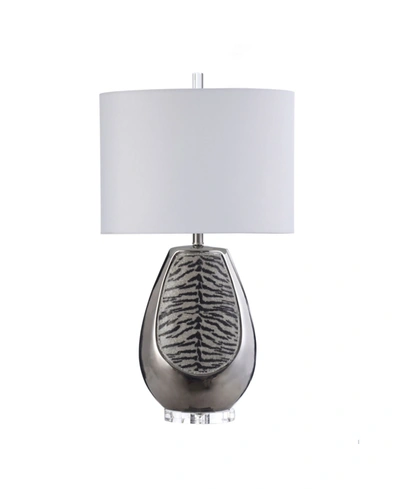 Shop Stylecraft Aasha Tiger Table Lamp In White