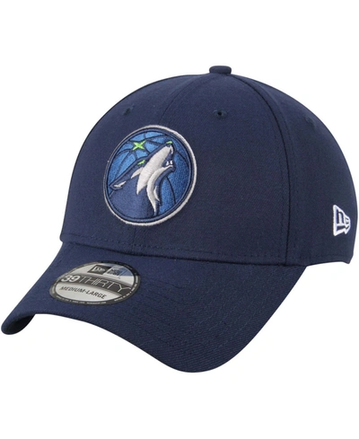 Nike New Era Men's Minnesota Timberwolves Team Classic 39thirty Flex Cap In Navy