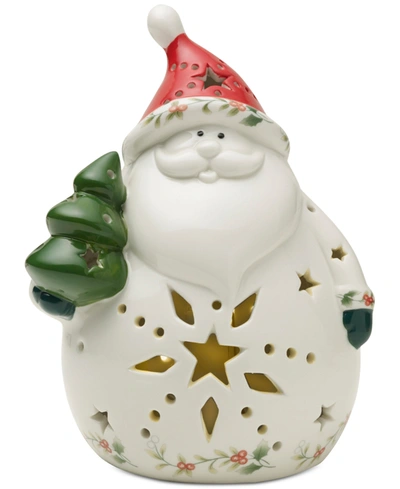 Shop Pfaltzgraff Winterberry Led Santa Figure