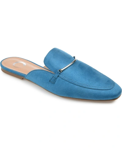 Shop Journee Collection Women's Ameena Mules In Blue