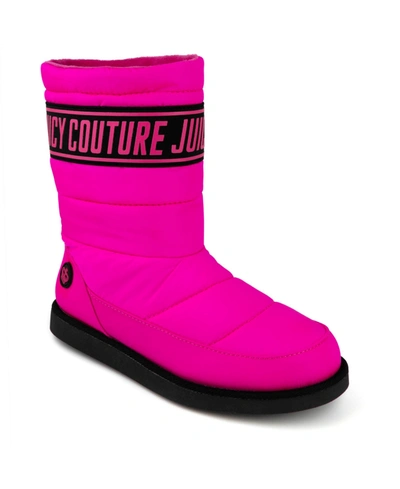 Shop Juicy Couture Women's Kissie Winter Boot Women's Shoes In P-hot Pink