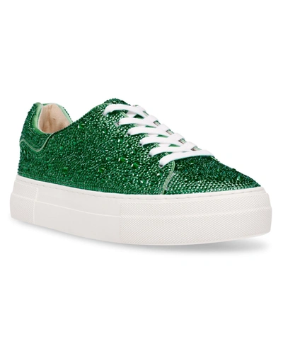 Shop Betsey Johnson Women's Sidny Sneakers Women's Shoes In Emerald
