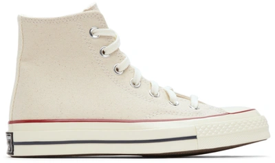 Converse Off-white Chuck 70 High Top Sneakers In Panna | ModeSens