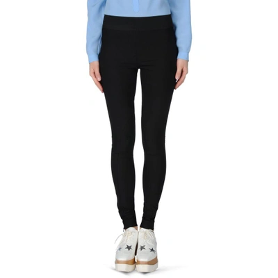 Shop Stella Mccartney Iconic Heather Pants In Black