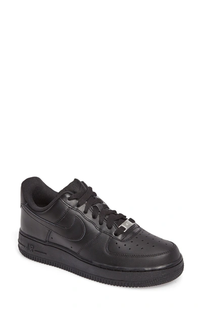 Shop Nike Air Force 1 Sneaker In Black/ Black
