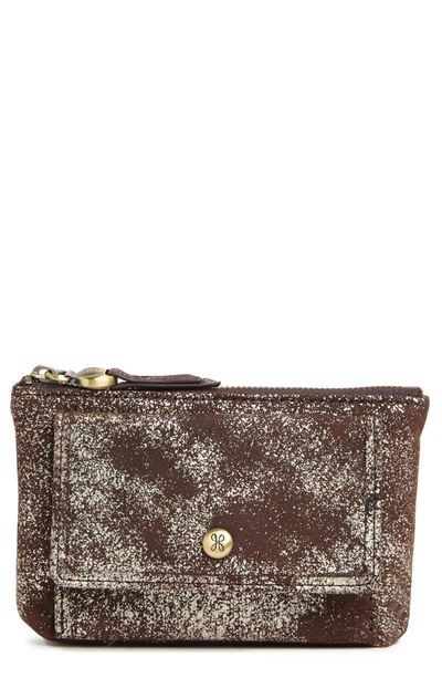 Hobo Gogo Leather Card Case In Heavy Metal ModeSens