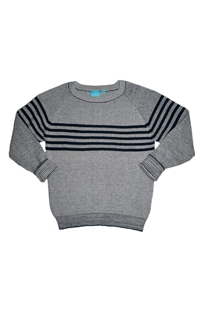 Shop Bear Camp Striped Pullover Sweater In Navy